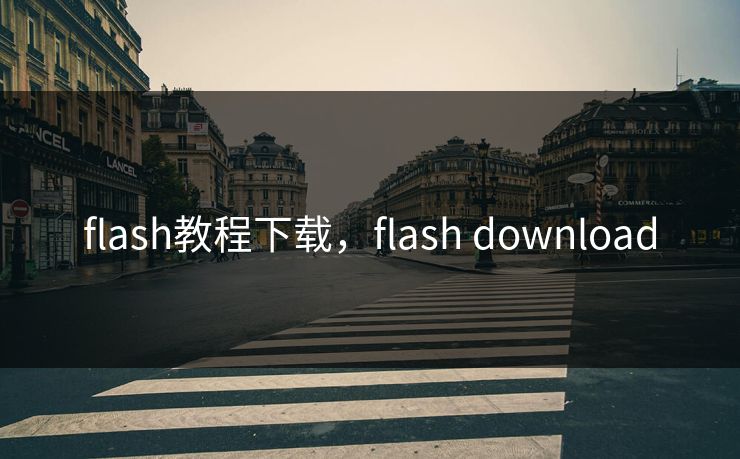 flash教程下载，flash download